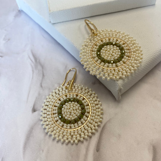 Aurora Crafted Style-Safari Pearl Full Moon-Earrings-Aurora Crafted Jewellery-