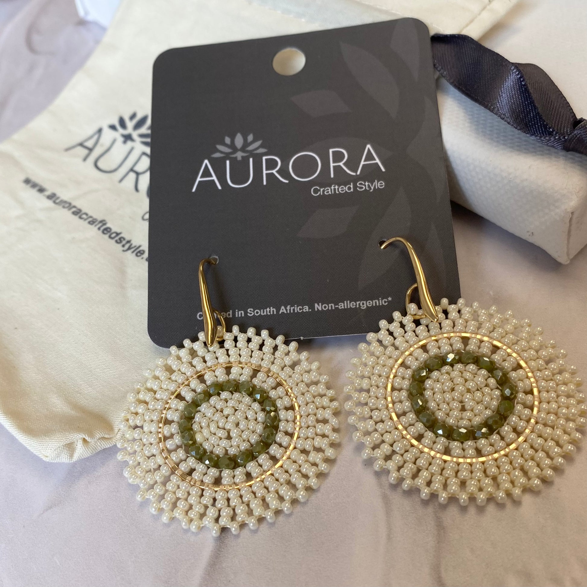 Aurora Crafted Style-Safari Pearl Full Moon-Earrings-Aurora Crafted Jewellery-