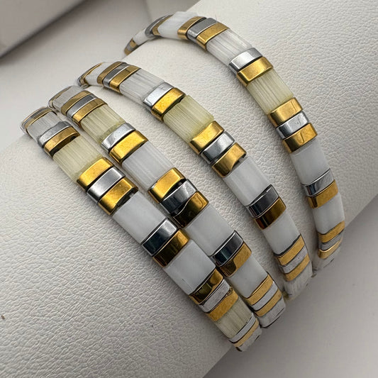 Aurora Crafted Style-Tila Bracelet Midas & Moon-BRACELETS-Aurora Crafted Jewellery-