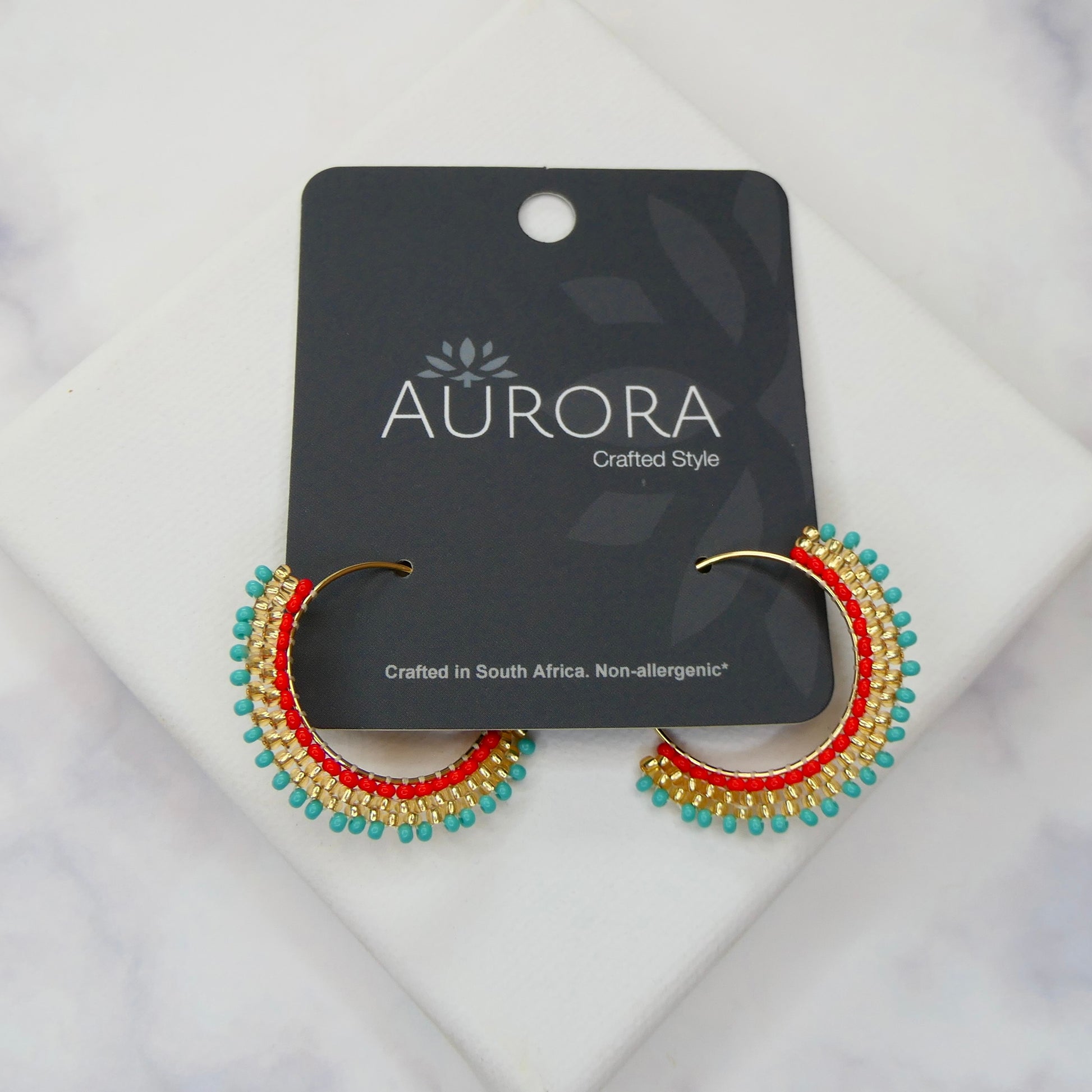 Aurora Crafted Style-Boho Hoop Birds of Paradise-Aurora Crafted Style-