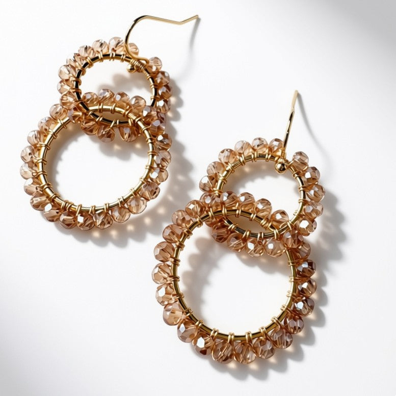 Infinity Hoop In Champagne (Gold)
