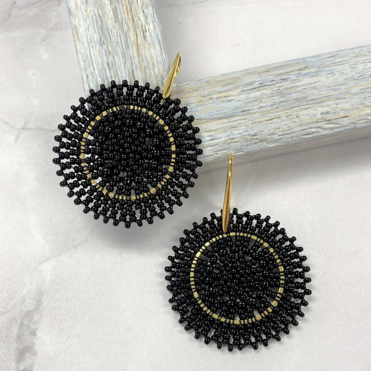 Aurora Crafted Style-Eclipse Full Moon-Earrings-Aurora Crafted Jewellery-