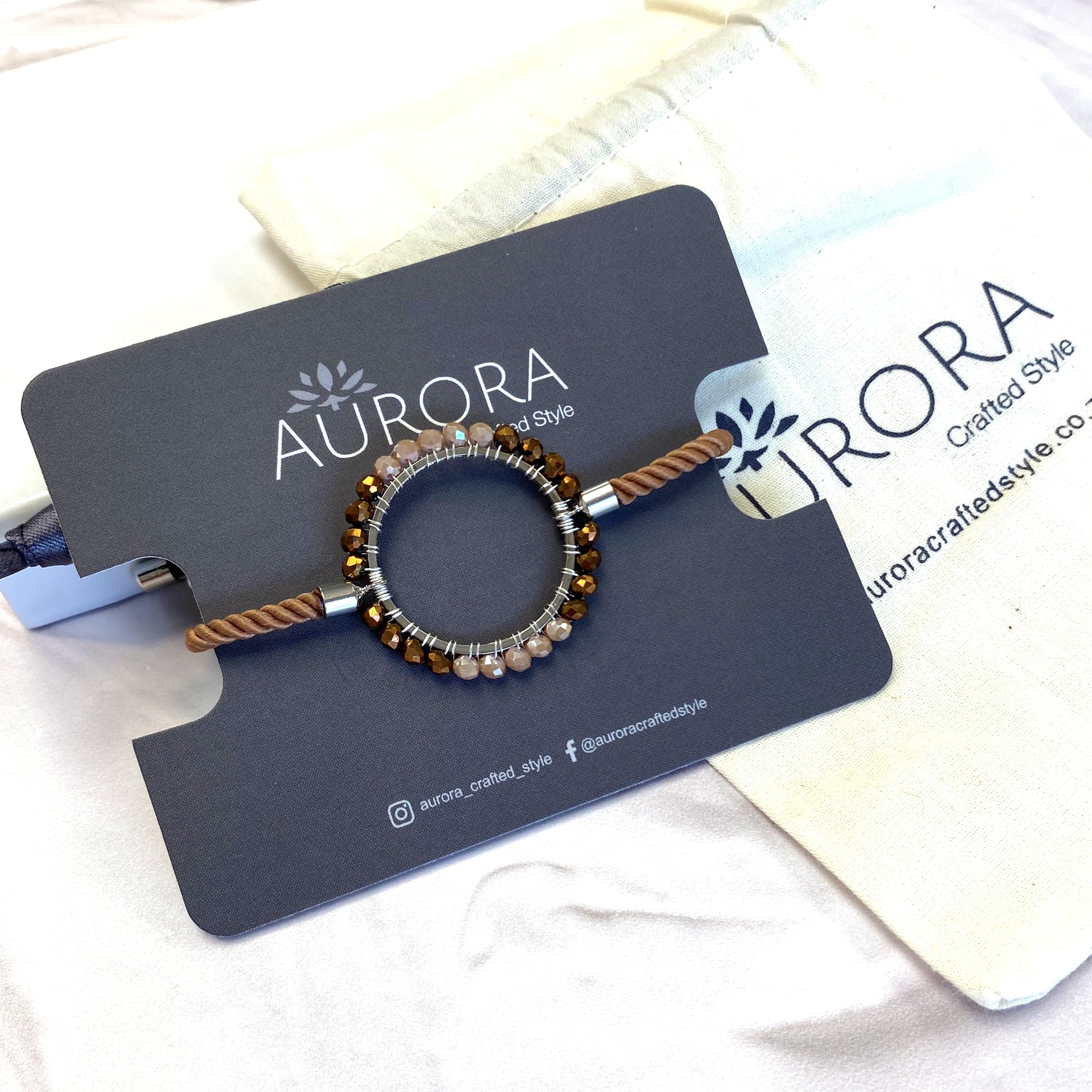Aurora Crafted Style-Copper Popper Aurora Wristlet-BRACELETS-Aurora Crafted Jewellery-