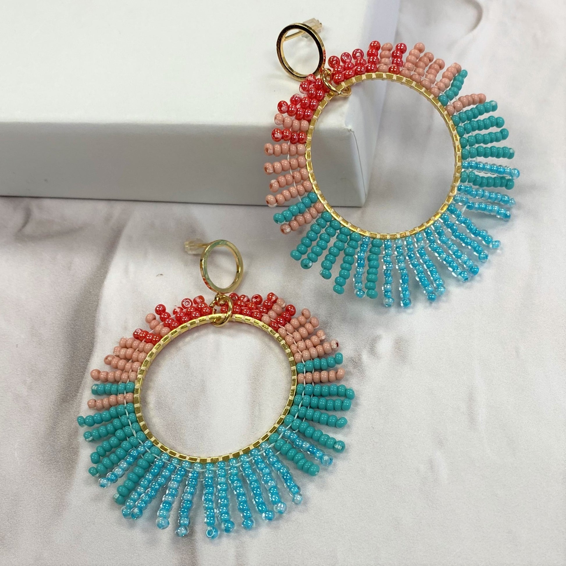 Aurora Crafted Style-Ocean Sunrise Firework-Earrings-Aurora Crafted Jewellery-