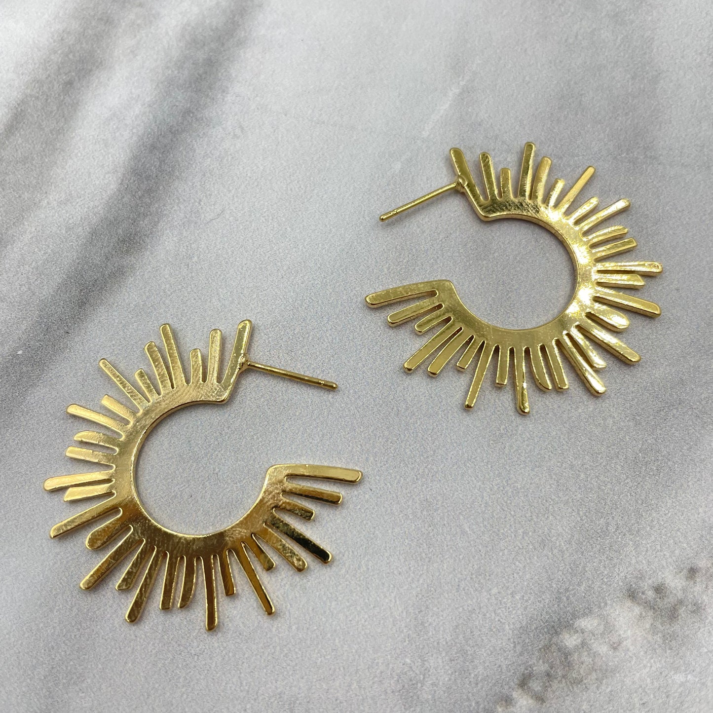 Aurora Crafted Style-Big Sunray (Gold)-Aurora Crafted Jewellery-