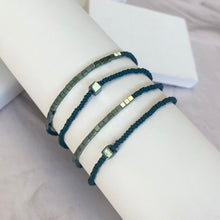 Load image into Gallery viewer, Disco Bracelet Set in Green and Teal
