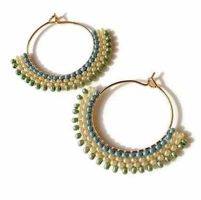 Aurora Crafted Style-Boho Hoops Morning Light (Gold)-Aurora Crafted Style-
