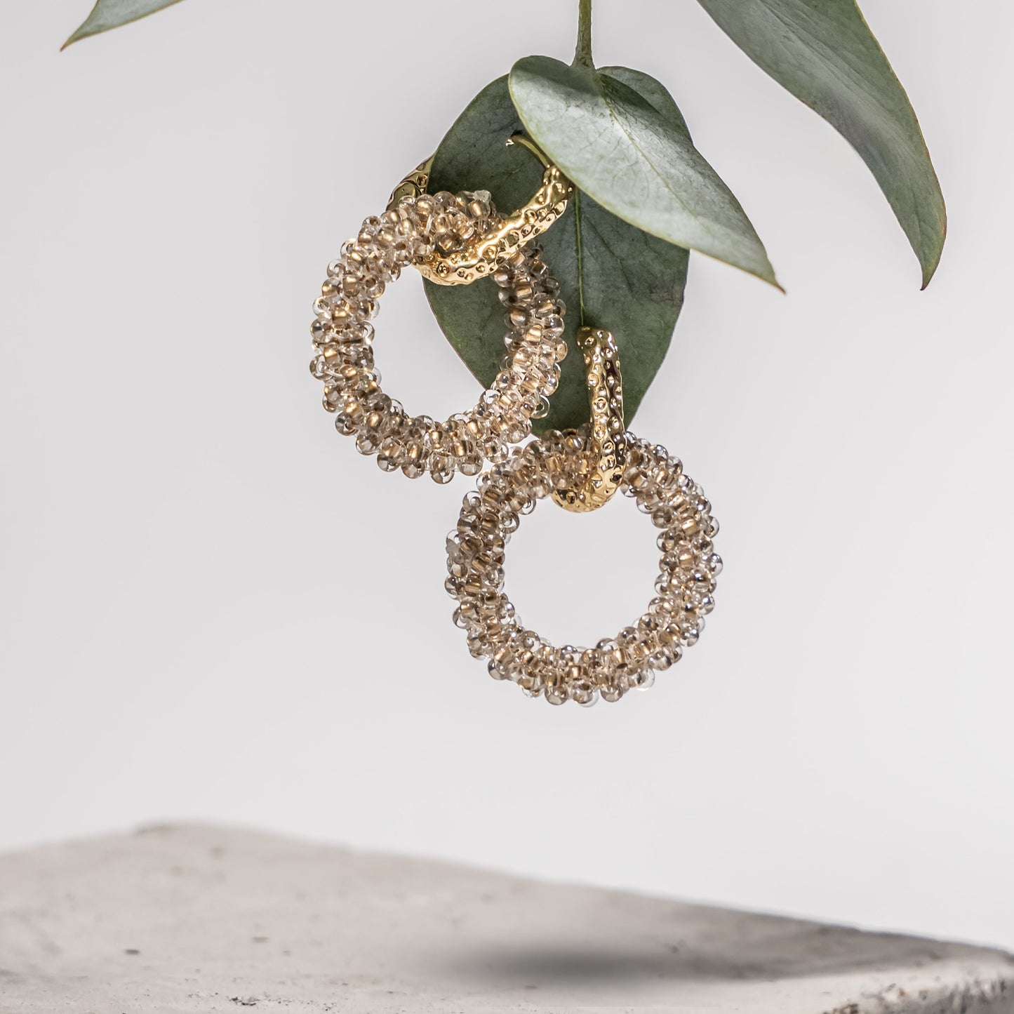 Aurora Crafted Style-Princess Drop in Demure Gold (Gold)-Earrings-Aurora Crafted Jewellery-