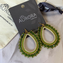 Load image into Gallery viewer, Aurora Crafted Style-Full Frida in Lime Green (Gold)-Earrings-Aurora Crafted Jewellery-
