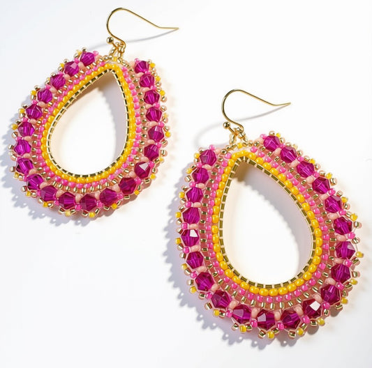 Aurora Crafted Style-Full Frida in Bon Bon (Gold)-Earrings-Aurora Crafted Jewellery-