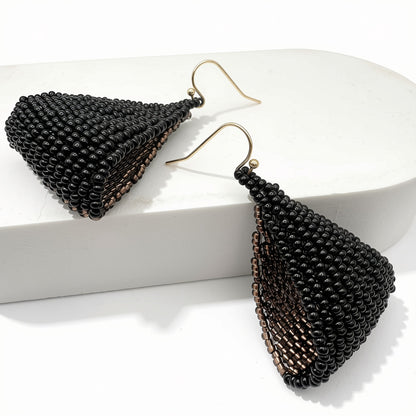 Aurora Crafted Style-Fun Flip in Kahlua (Gold)-Earrings-Aurora Crafted Jewellery-