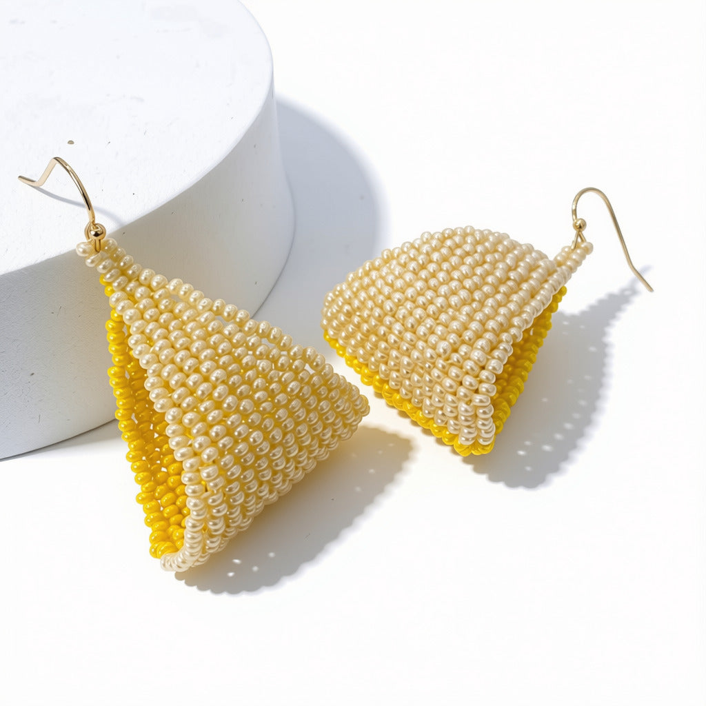 Aurora Crafted Style-Fun Flip in Sunshine (Gold)-Earrings-Aurora Crafted Jewellery-