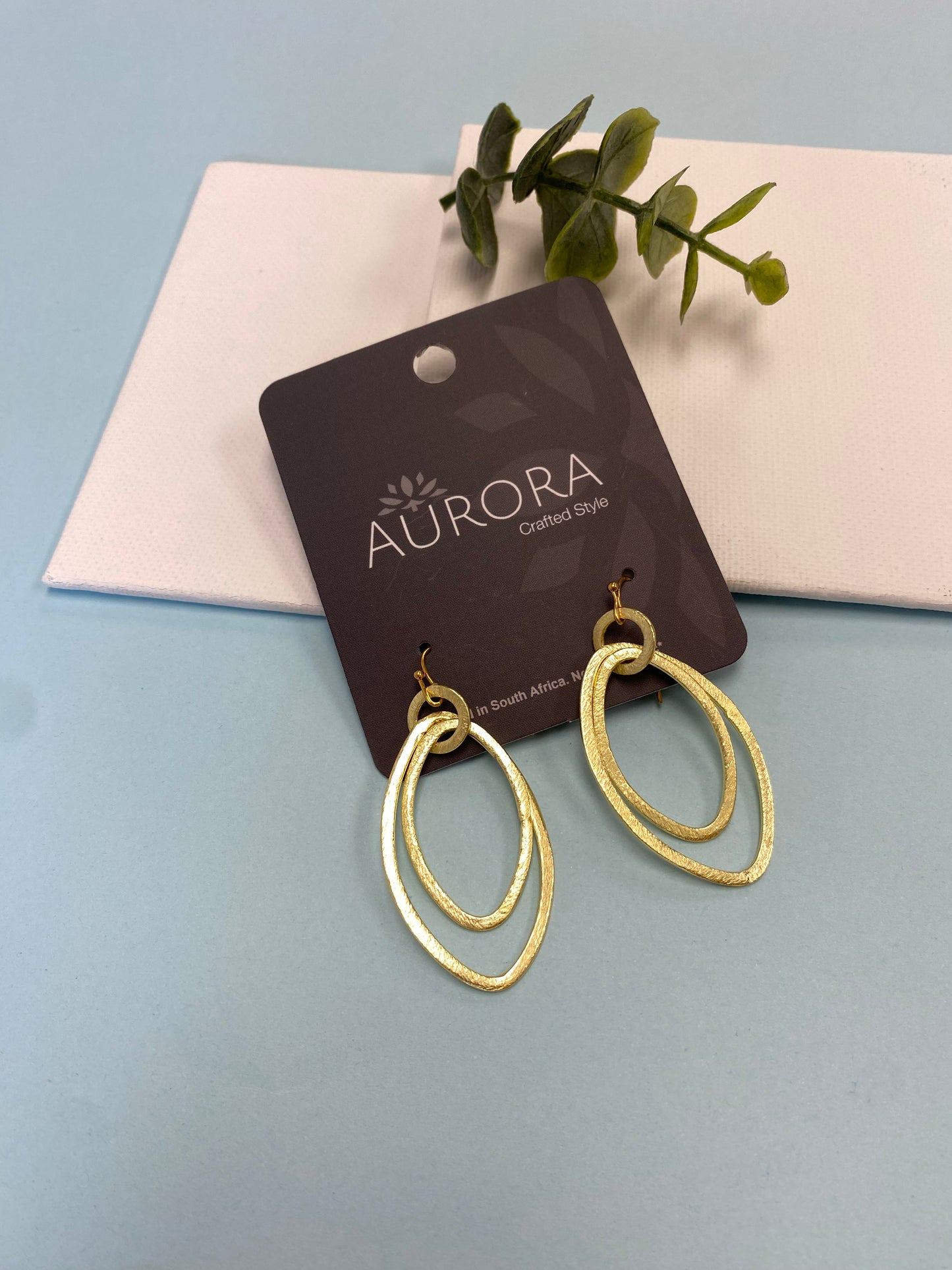 Aurora Crafted Style-Classic Double Drops-Earrings-Aurora Crafted Jewellery-