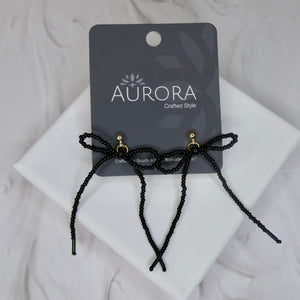 The Noya Bow in Black (Gold)