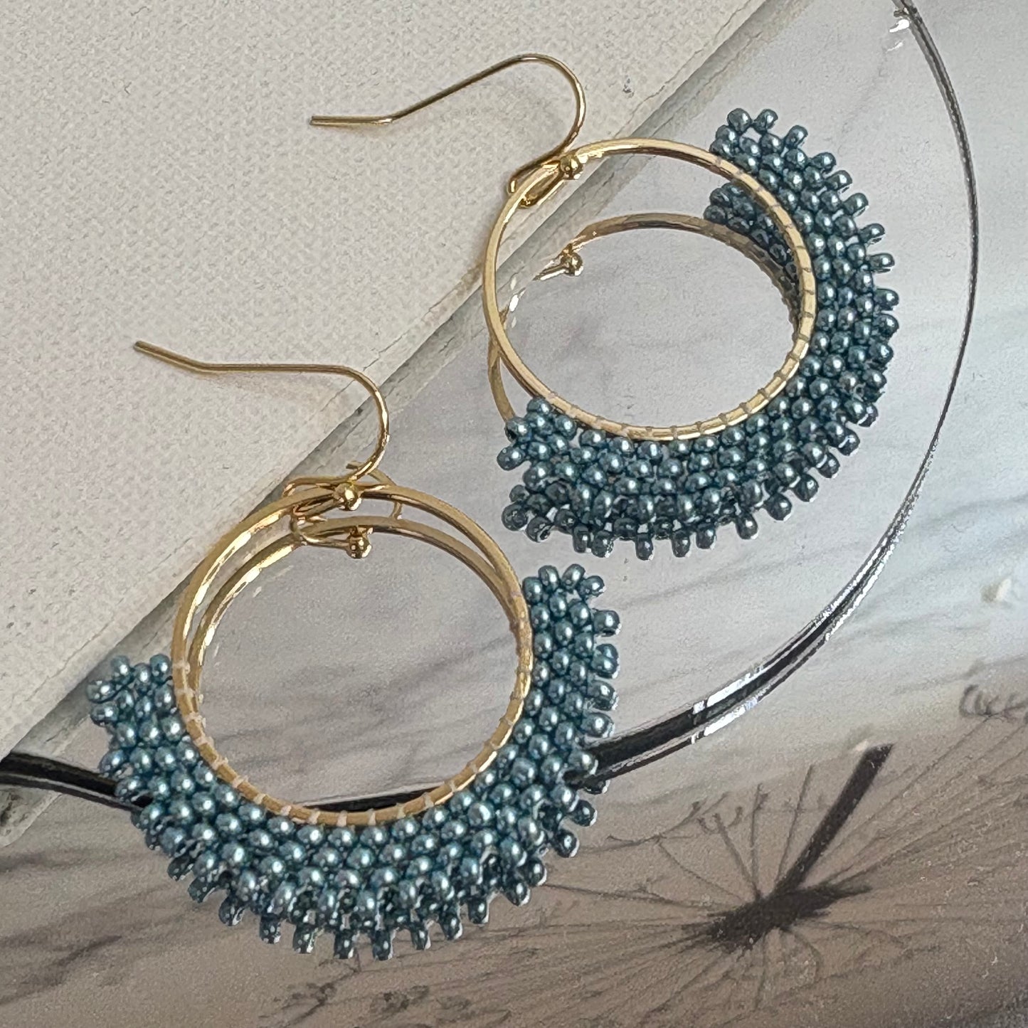 Aurora Crafted Style-Go-to Gal in Clear Sky (Gold)-Earrings-Aurora Crafted Jewellery-
