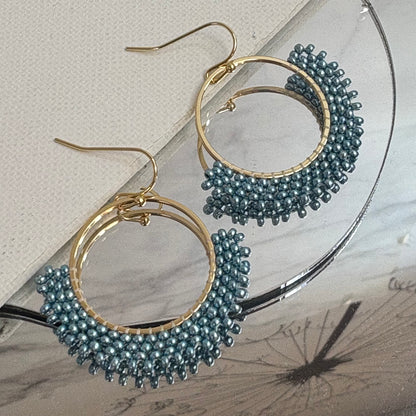 Aurora Crafted Style-Go-to Gal in Clear Sky (Gold)-Earrings-Aurora Crafted Jewellery-