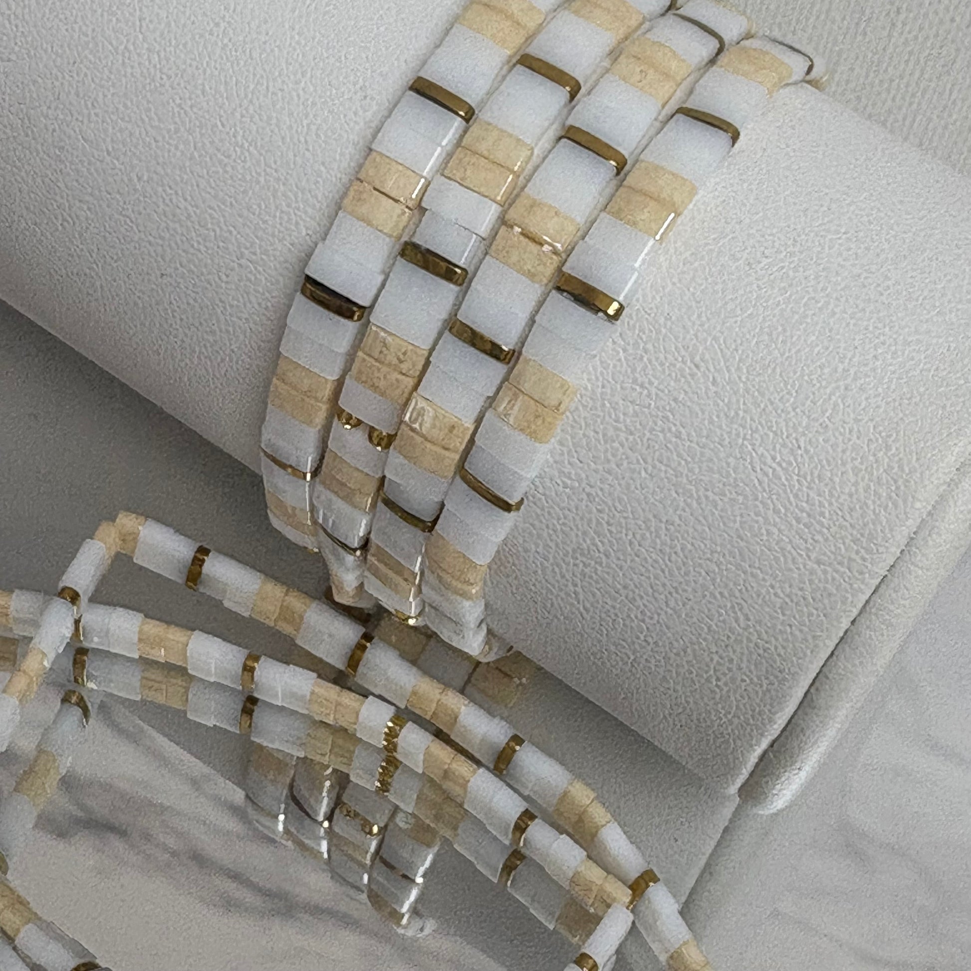 Aurora Crafted Style-Tila Bracelet Nicest Nudes-BRACELETS-Aurora Crafted Jewellery-