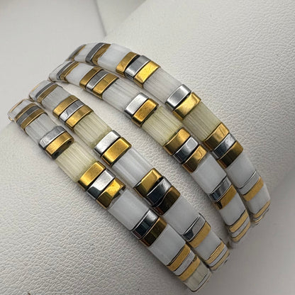 Aurora Crafted Style-Tila Bracelet Midas & Moon-BRACELETS-Aurora Crafted Jewellery-