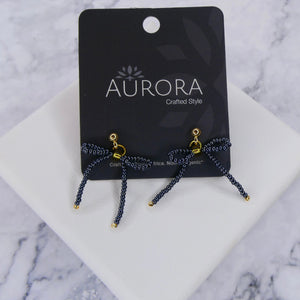 The Mini Noya Bow in Granite (Gold)