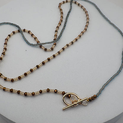 Aurora Crafted Style-Fab Fob in Salted Caramel (Gold)-NECKLACES-Aurora Crafted Style-