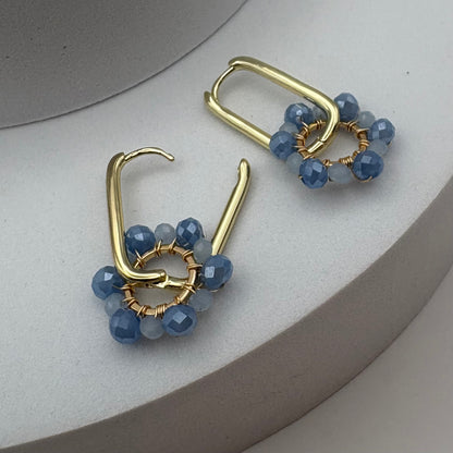 Aurora Crafted Style-Pop Drops in Artic Blue (Gold)-Aurora Crafted Style-