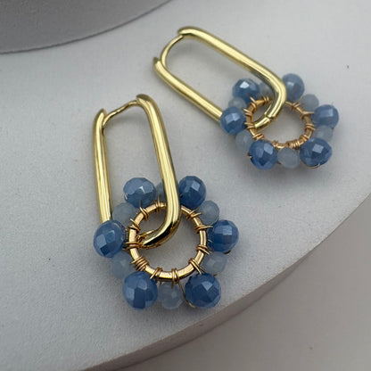 Aurora Crafted Style-Pop Drops in Artic Blue (Gold)-Aurora Crafted Style-