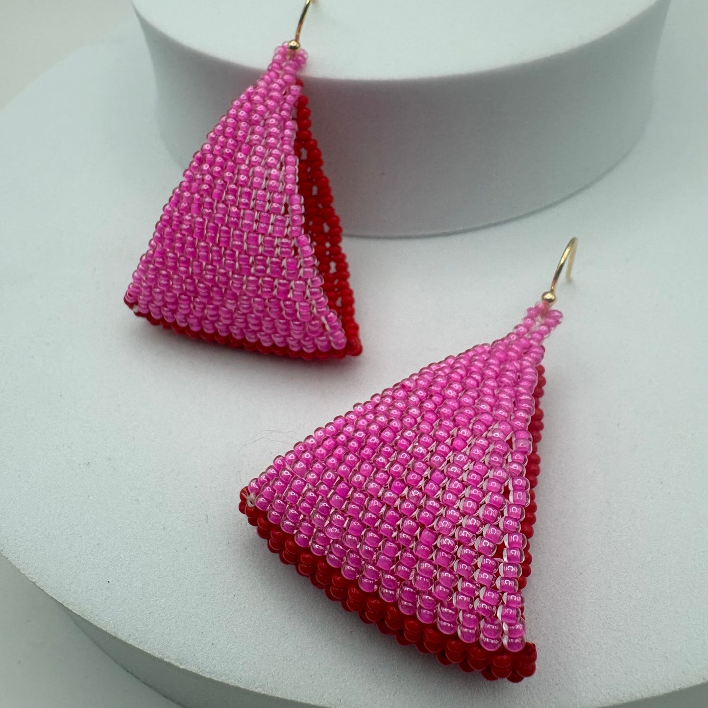 Aurora Crafted Style-Fun Flip in Be my Valentine (Gold)-Earrings-Aurora Crafted Jewellery-