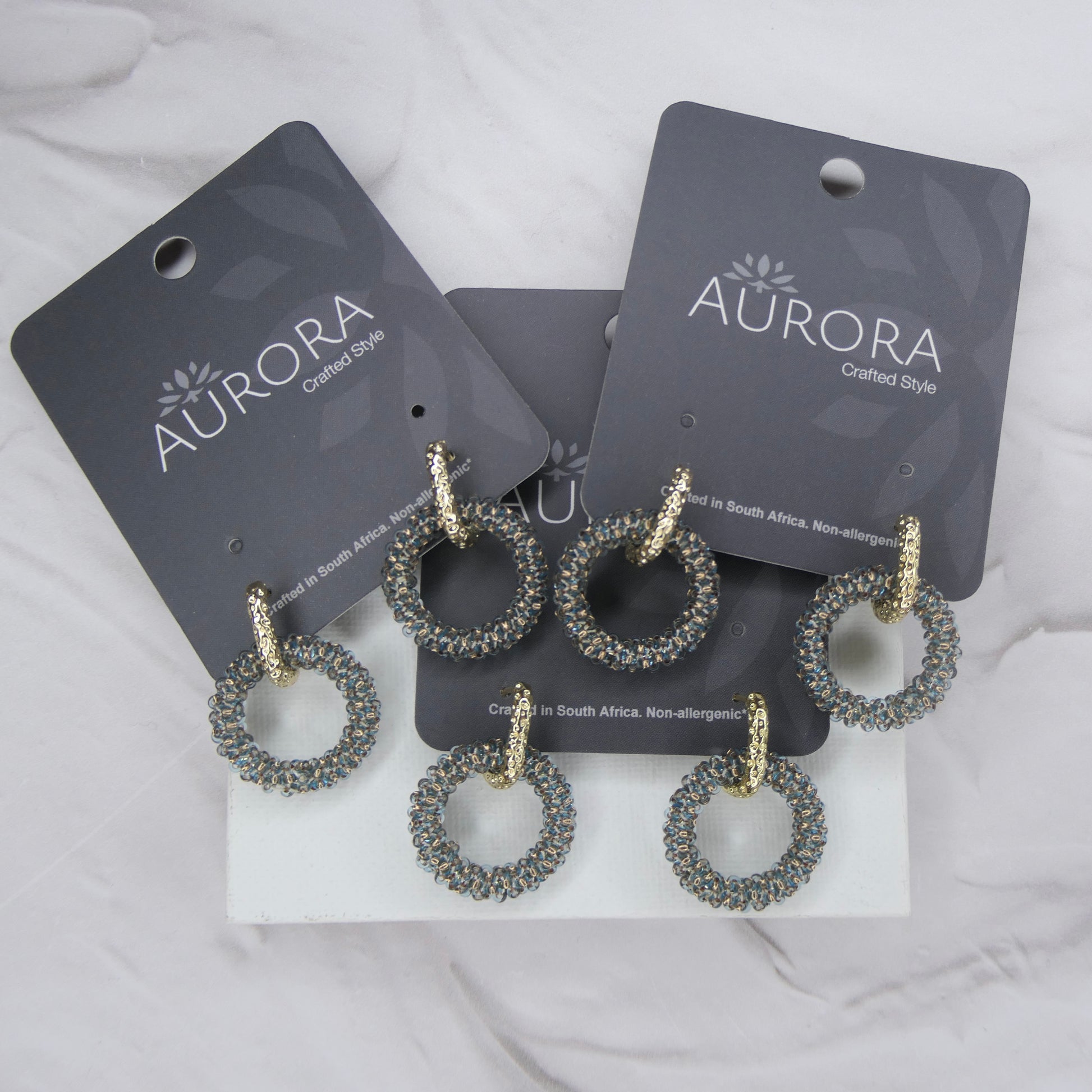 Aurora Crafted Style-Princess Drop in Nearly Nude (Gold)-Earrings-Aurora Crafted Jewellery-