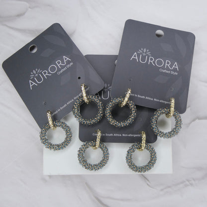 Aurora Crafted Style-Princess Drop in Nearly Nude (Gold)-Earrings-Aurora Crafted Jewellery-