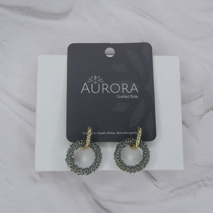 Aurora Crafted Style-Princess Drop in Nearly Nude (Gold)-Earrings-Aurora Crafted Jewellery-