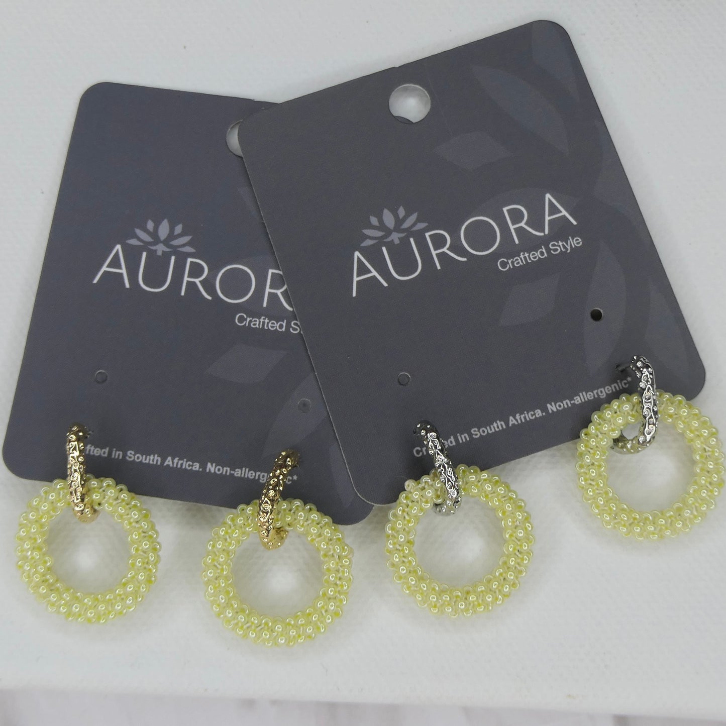 Aurora Crafted Style-Princess Drop in Lemon (Gold)-Earrings-Aurora Crafted Jewellery-