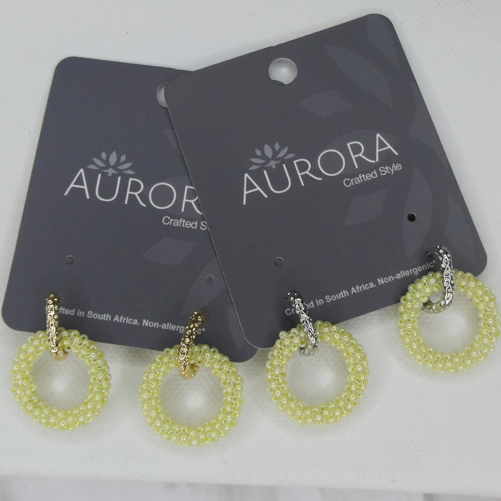 Aurora Crafted Style-Princess Drop in Lemon (Gold)-Earrings-Aurora Crafted Jewellery-