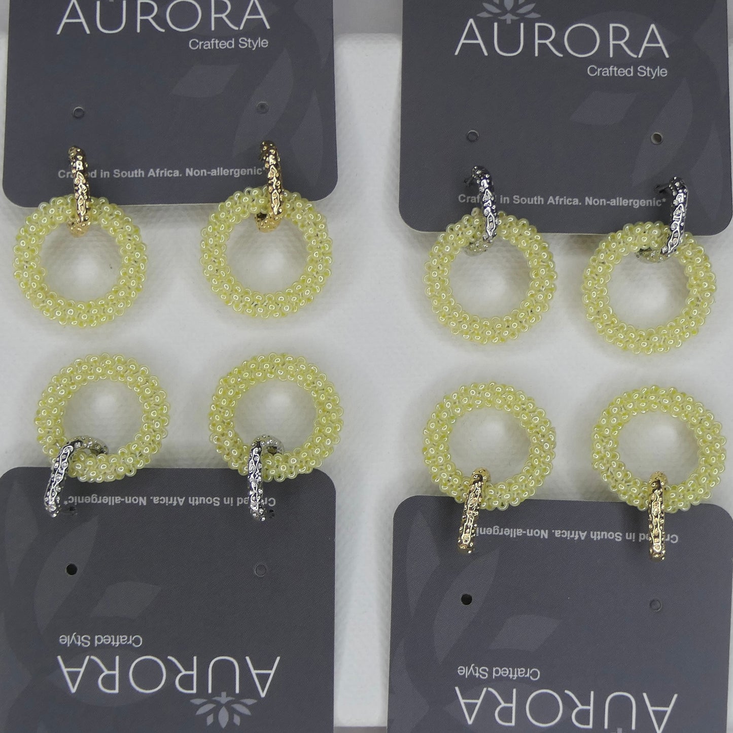 Aurora Crafted Style-Princess Drop in Lemon (Gold)-Earrings-Aurora Crafted Jewellery-