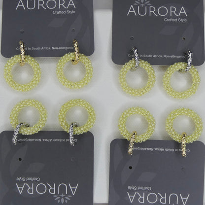 Aurora Crafted Style-Princess Drop in Lemon (Gold)-Earrings-Aurora Crafted Jewellery-