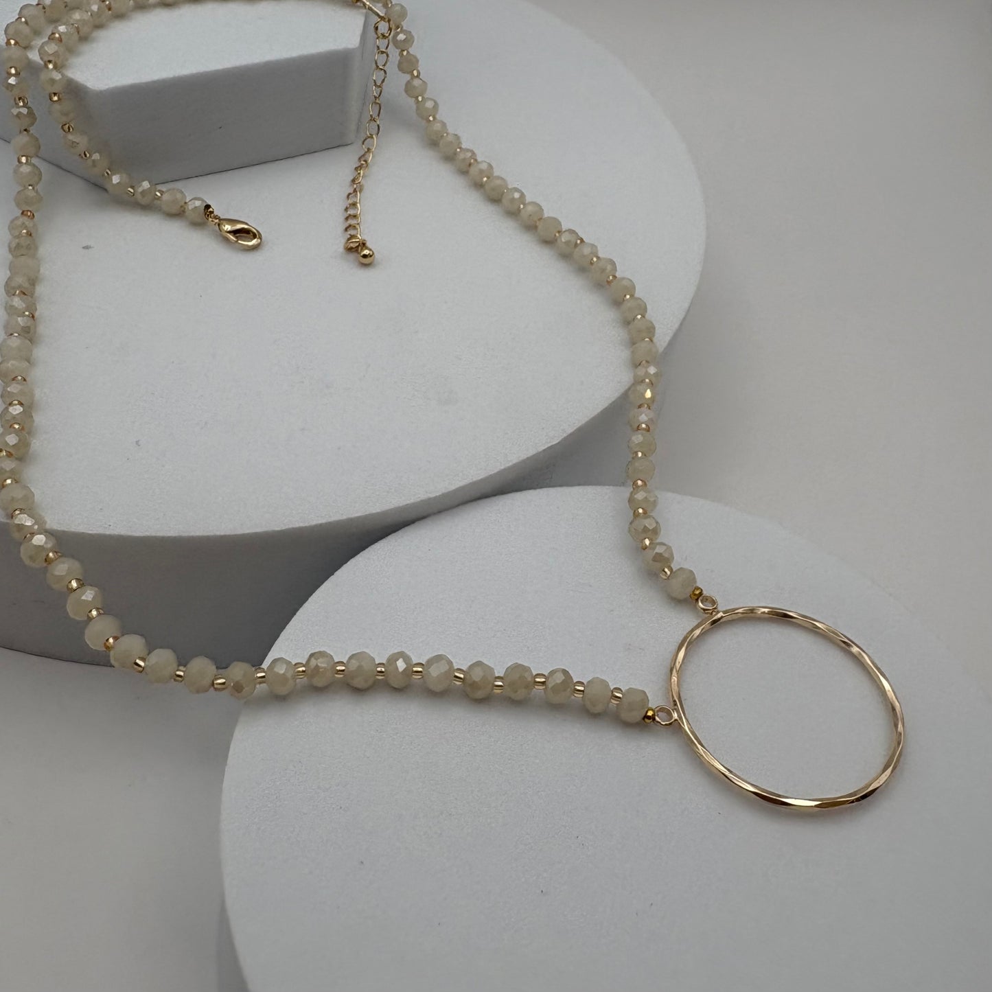 Aurora Crafted Style-Speclace in Oyster (Gold)-NECKLACES-Aurora Crafted Style-