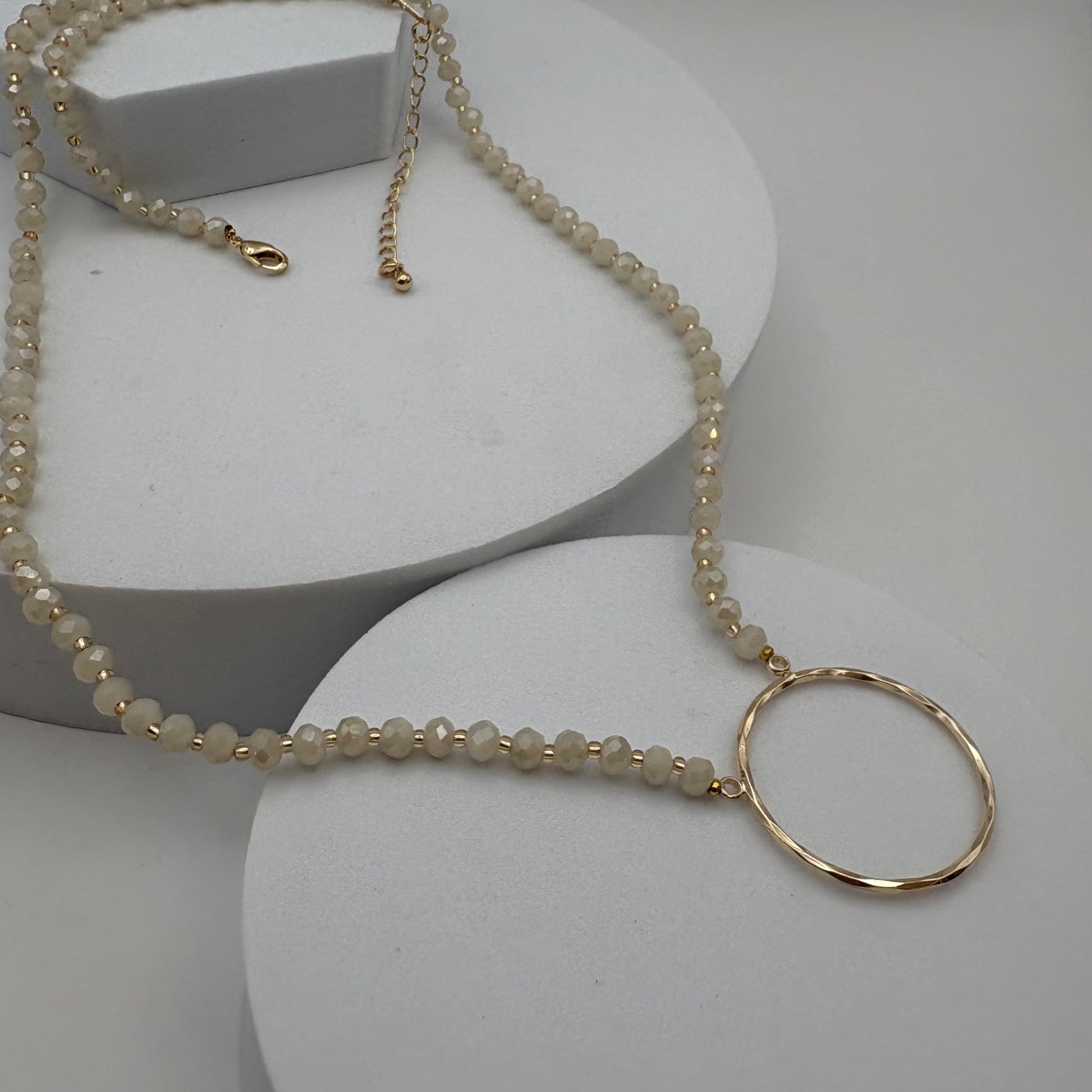 Aurora Crafted Style-Speclace in Oyster (Gold)-NECKLACES-Aurora Crafted Style-