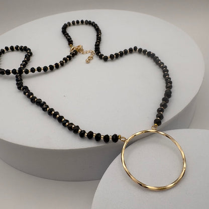 Aurora Crafted Style-Speclace in Soft Onyx (Gold)-NECKLACES-Aurora Crafted Style-