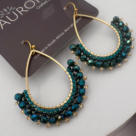 Aurora Crafted Style-Half Frida in Ariel (Gold)-Earrings-Aurora Crafted Jewellery-