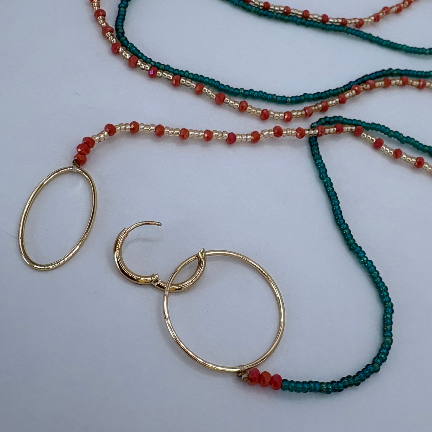 Aurora Crafted Style-4-You Aurora Fob Necklace in Ibiza (Gold)-NECKLACES-Aurora Crafted Style-