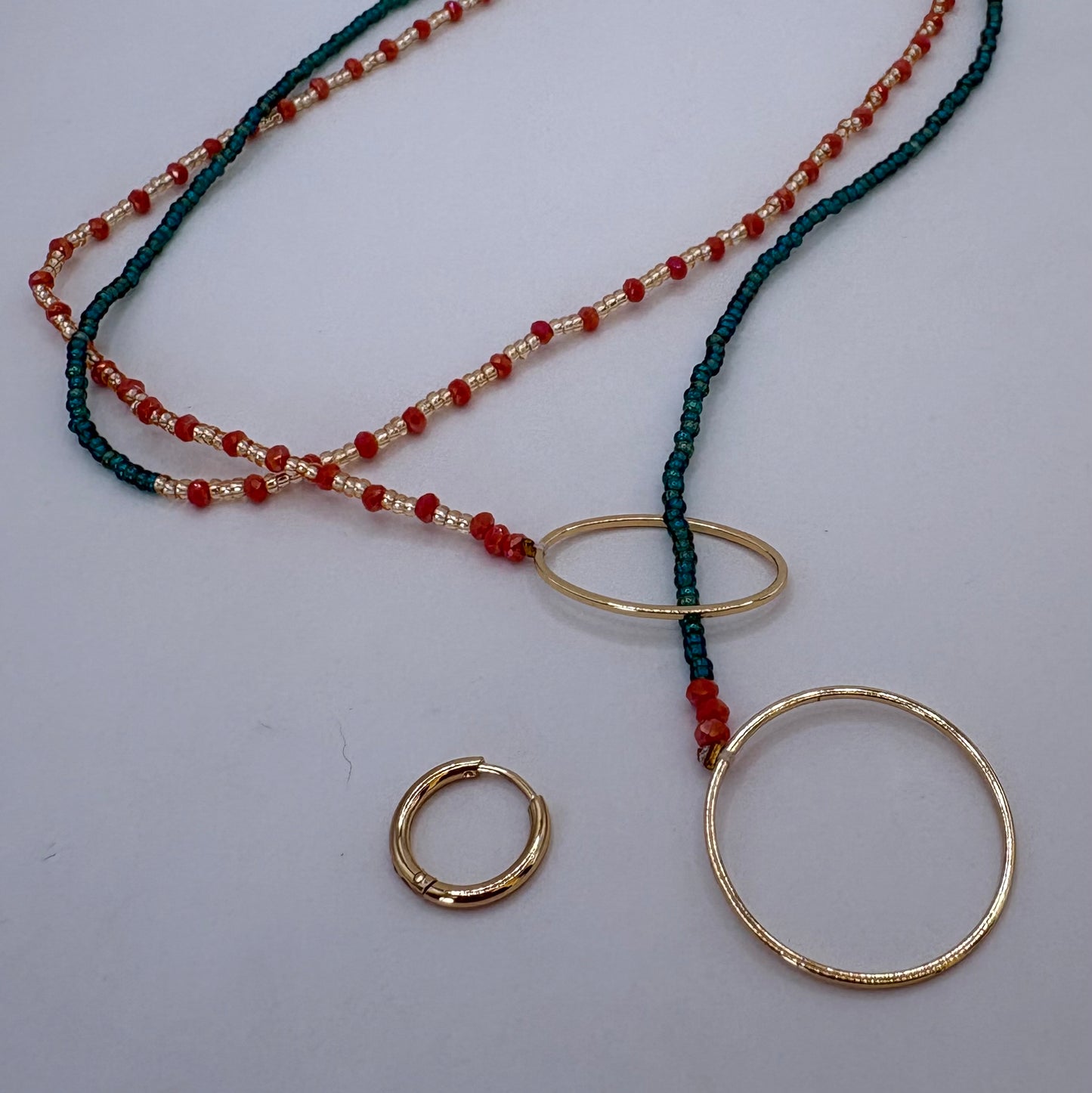 Aurora Crafted Style-4-You Aurora Fob Necklace in Ibiza (Gold)-NECKLACES-Aurora Crafted Style-