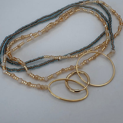 Aurora Crafted Style-4-You Aurora Fob Necklace in Nearly Nude (Gold)-NECKLACES-Aurora Crafted Style-