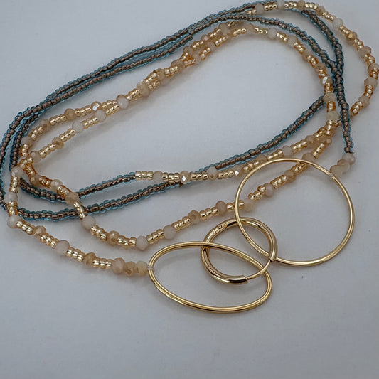Aurora Crafted Style-4-You Aurora Fob Necklace in Nearly Nude (Gold)-NECKLACES-Aurora Crafted Style-