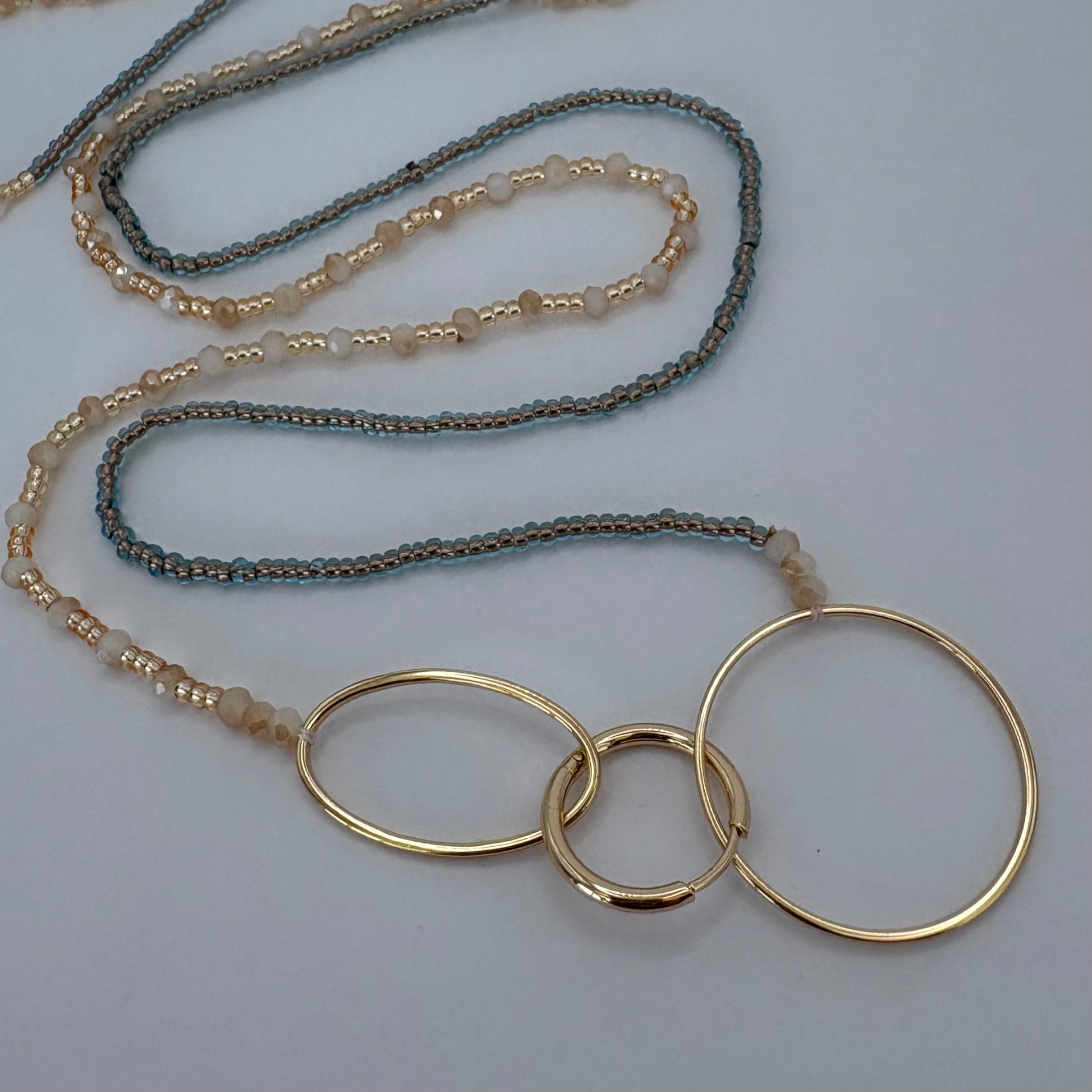 Aurora Crafted Style-4-You Aurora Fob Necklace in Nearly Nude (Gold)-NECKLACES-Aurora Crafted Style-