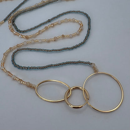 Aurora Crafted Style-4-You Aurora Fob Necklace in Nearly Nude (Gold)-NECKLACES-Aurora Crafted Style-