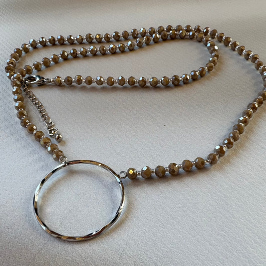 Aurora Crafted Style-Speclace in Sable (Silver)-NECKLACES-Aurora Crafted Style-