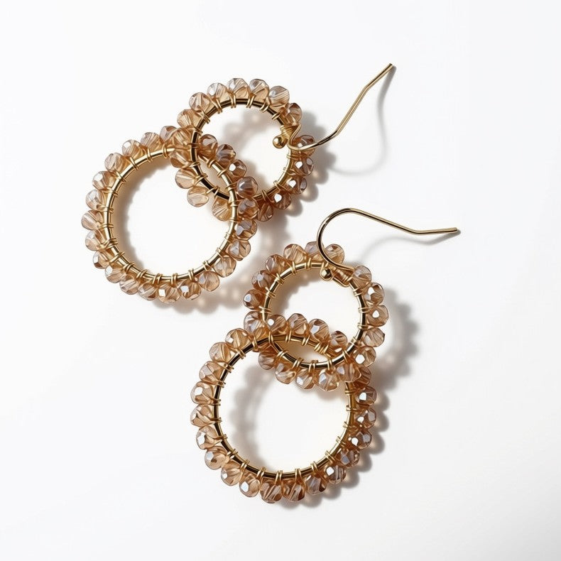 Infinity Hoop In Champagne (Gold)