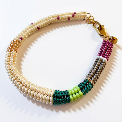Unapologetically Her Life Letter Bracelet (Gold)