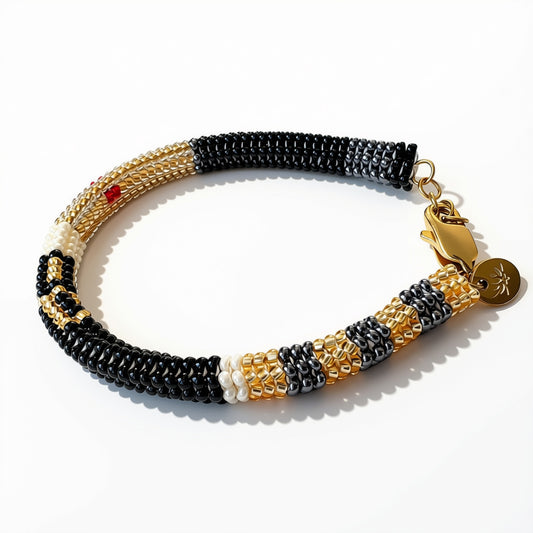 Fierce Femme Life Letter Bracelet (Gold)