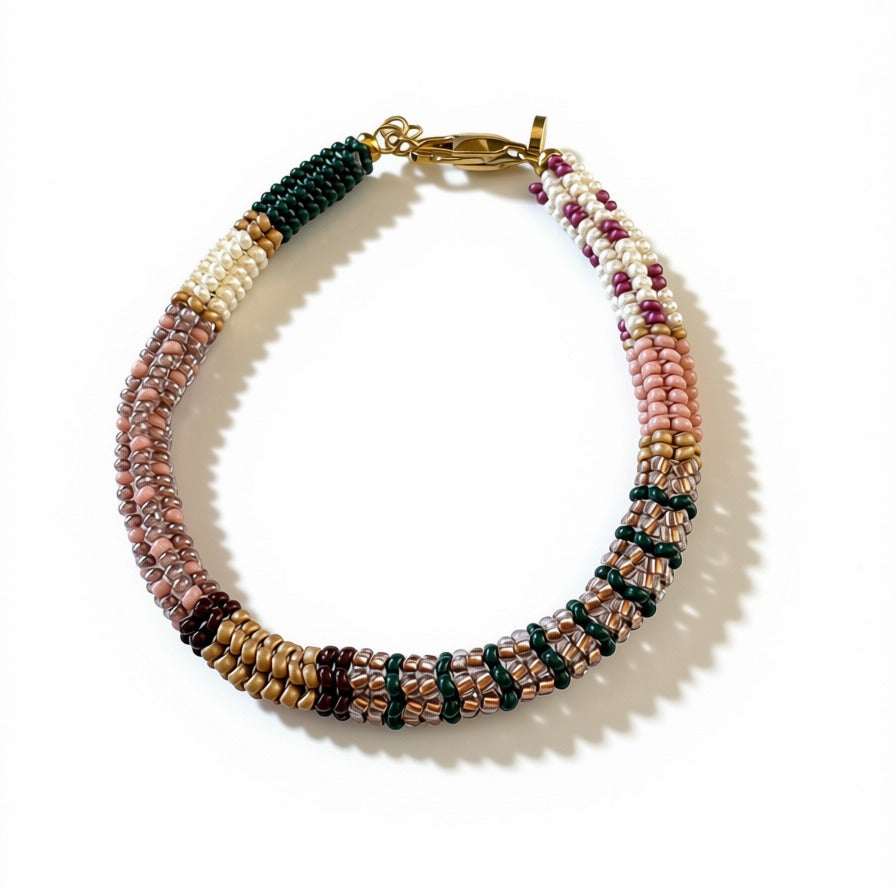 Aurora Crafted Style-Mother Earth Life Letters for Her (Gold)-BRACELETS-Aurora Crafted Jewellery-