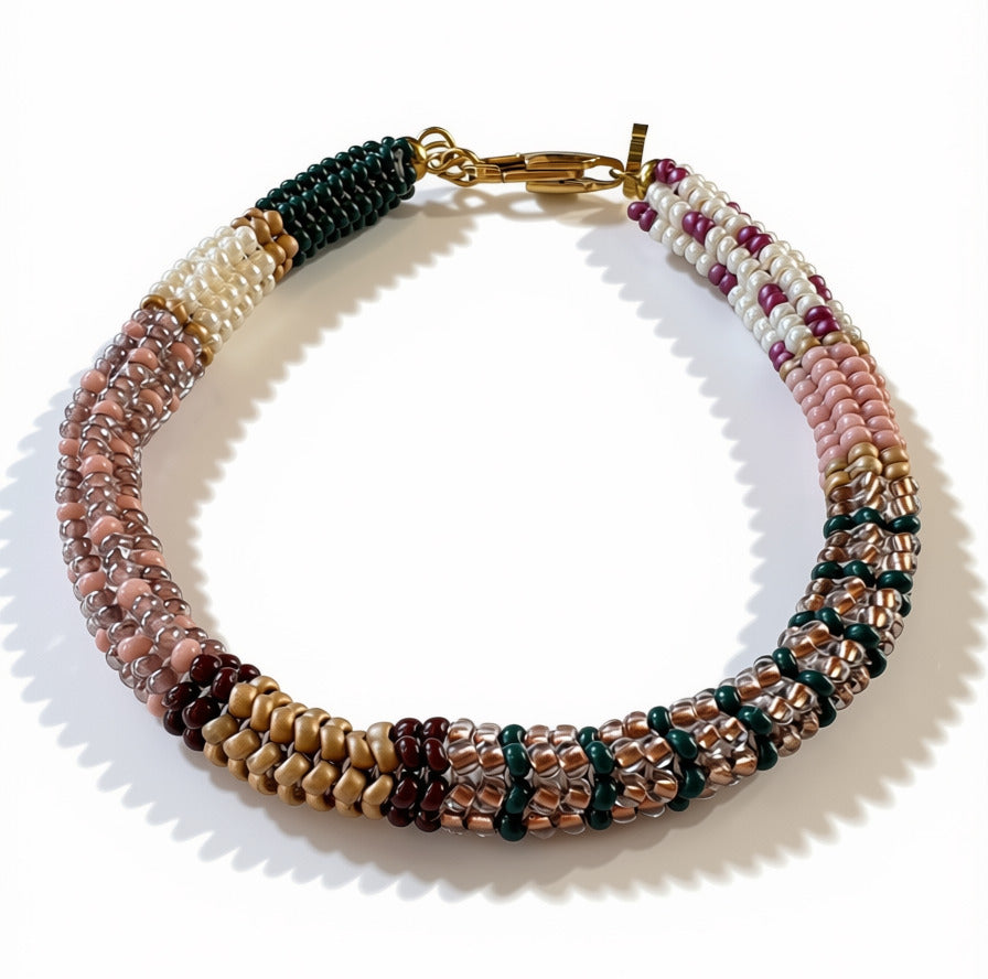 Aurora Crafted Style-Mother Earth Life Letters for Her (Gold)-BRACELETS-Aurora Crafted Jewellery-